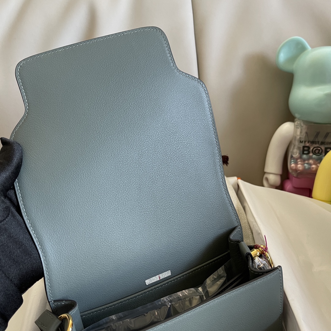 에르메스 룰리스18 아몬드그린 금장 에버컬러